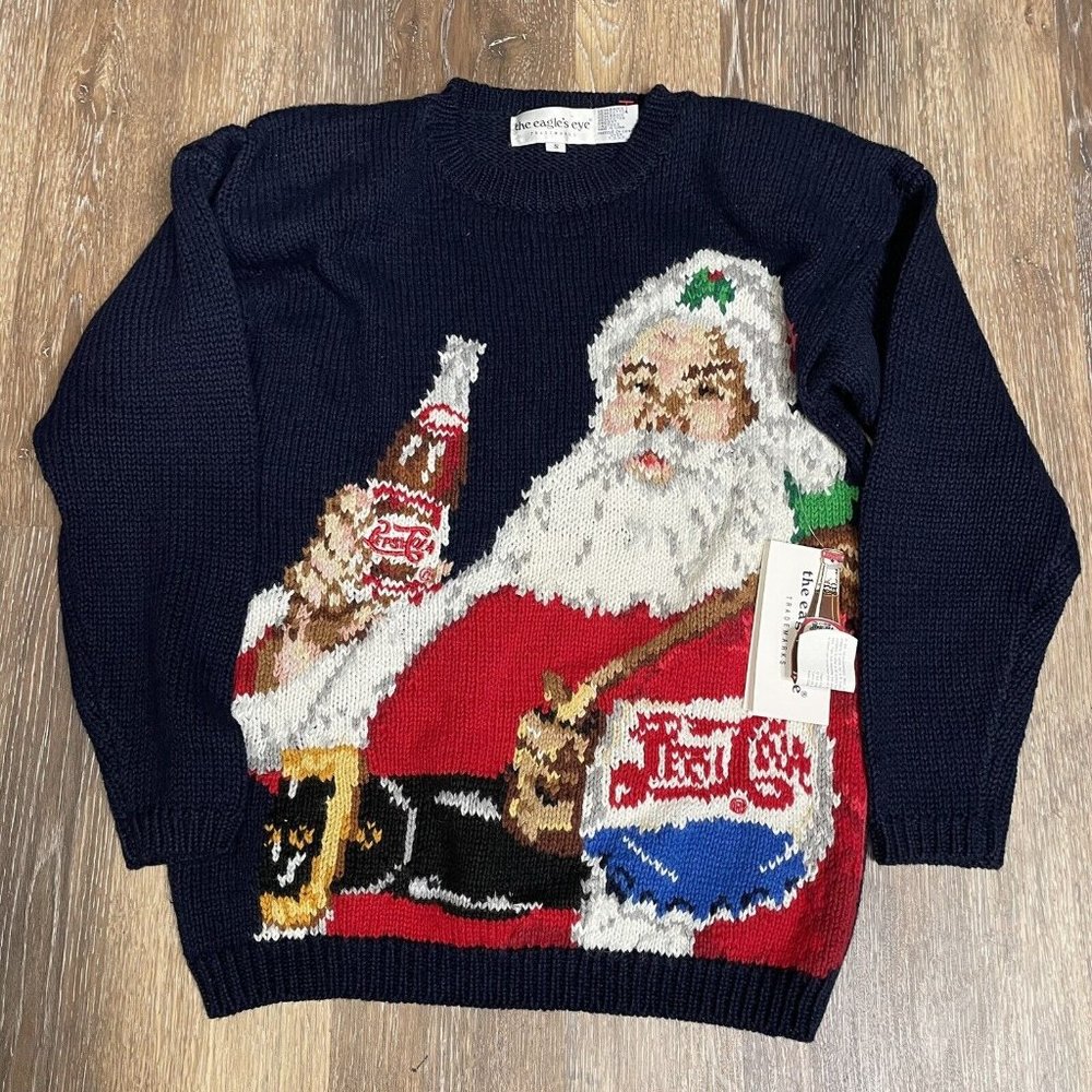Vintage The Eagles Eye Pepsi Cola Sweater